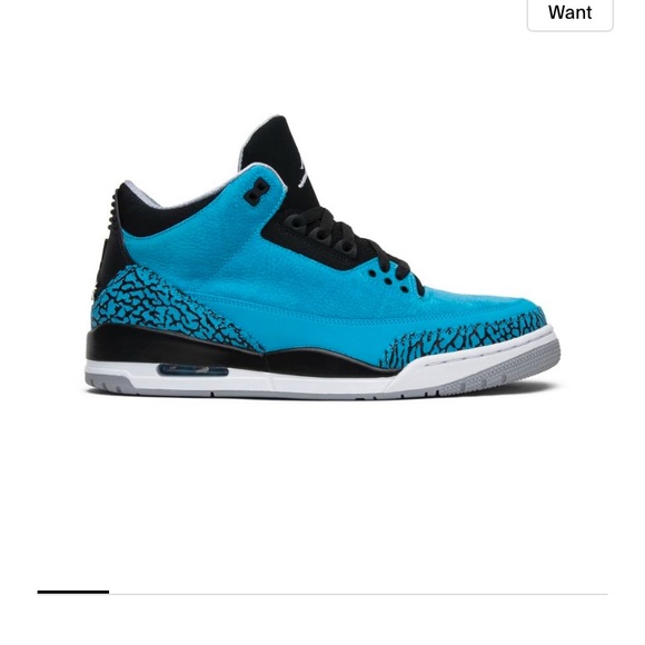 Nike Other - Air Jordans Retro 3 powder Blue 💥SALE Today